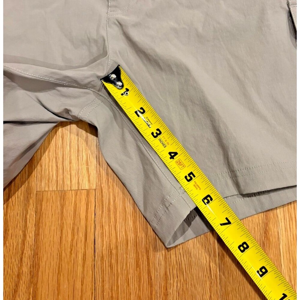 Eddie Bauer Shorts Women’s Size 14 Summer Trail Khaki Nylon Blend 5 Pocket NWT - Picture 7 of 11